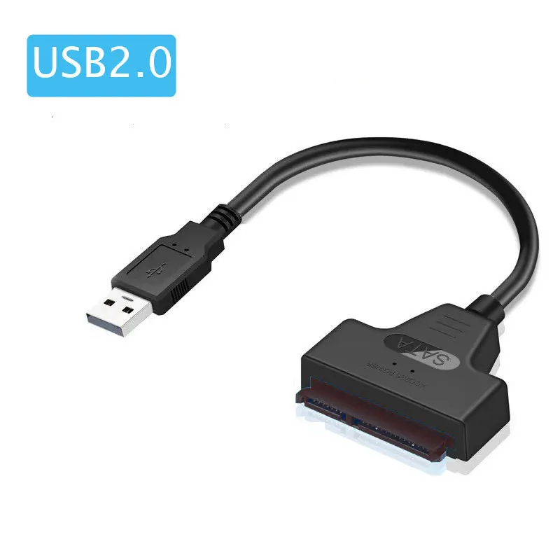 כבל Sata חדש ל-USB 3.0/2.0 סוג C תומך בכונן קשיח חיצוני HDD SSD בגודל 2.5 אינץ ' כבל ממיר מחשב