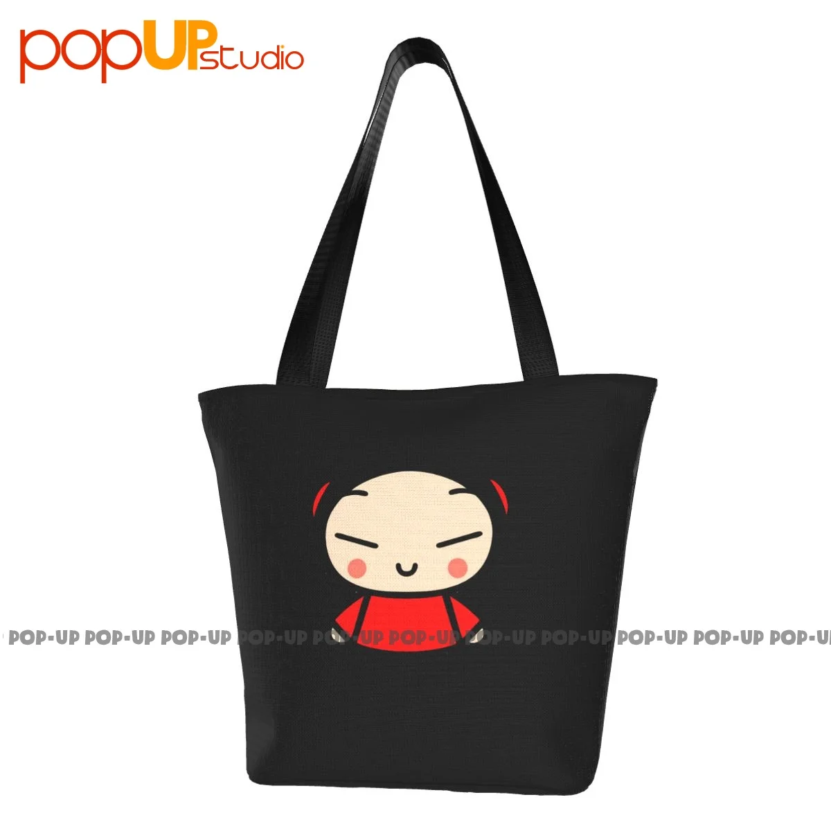 Pucca Love Garu Cute Korean Cartoon Show Kawaii Outdoor Handbags Lunch Bag Shopping Bag Resistente Allo Strappo