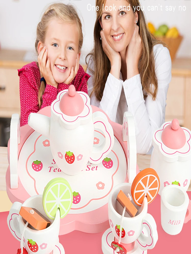 Toy Tea Set - Wooden 5