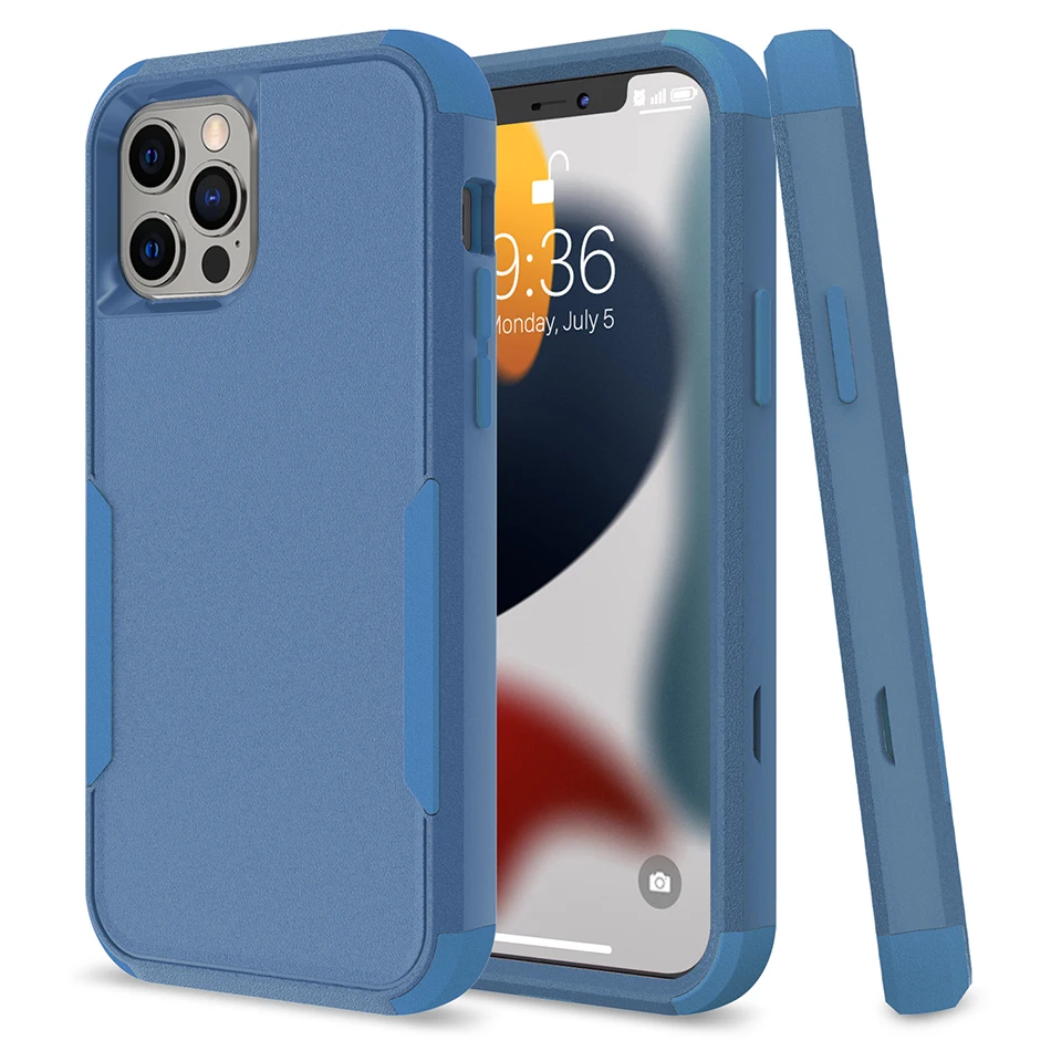 Shockproof Phone Case For iPhone 11 12 13 Pro 13Mini Solid Color Cellphone Cover For iPhone 13Pro XS Max X XR 8 7 6 Plus SE apple mag safe charger