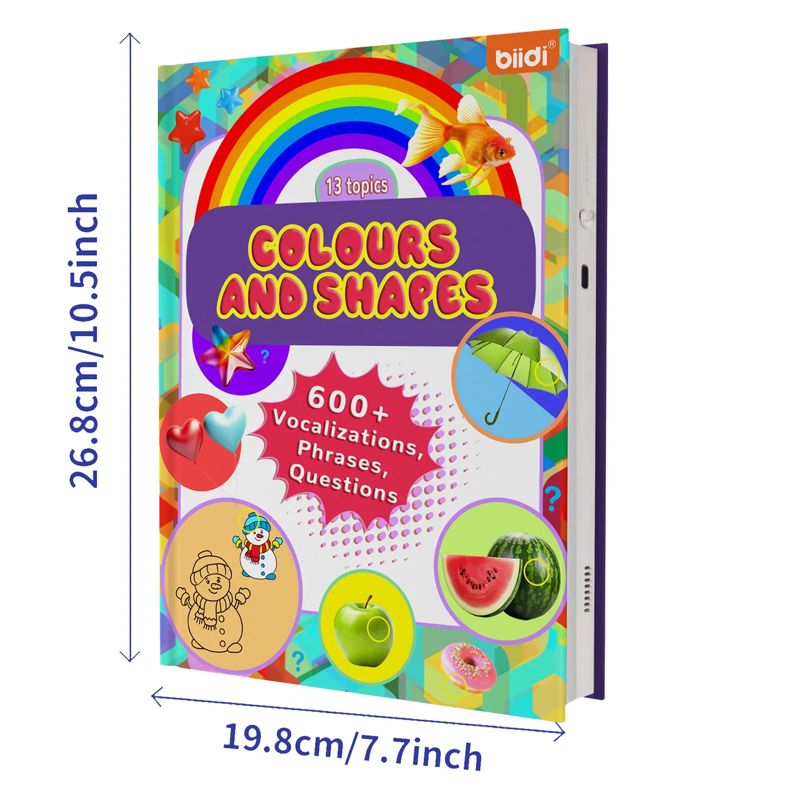 English Point Reading Books Children's Early Educational Toys Montessori Smart Multifunctional Book For Toddler Learning English 6