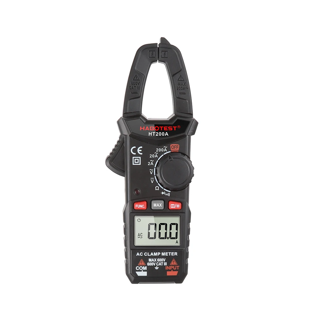 

Digital Fixture Dom AC DC Capacitor Ohm Hz Tester Voltmeter Dom Intrusion Voltmeter HT200A HT200B Measurement Tool Tester Volt