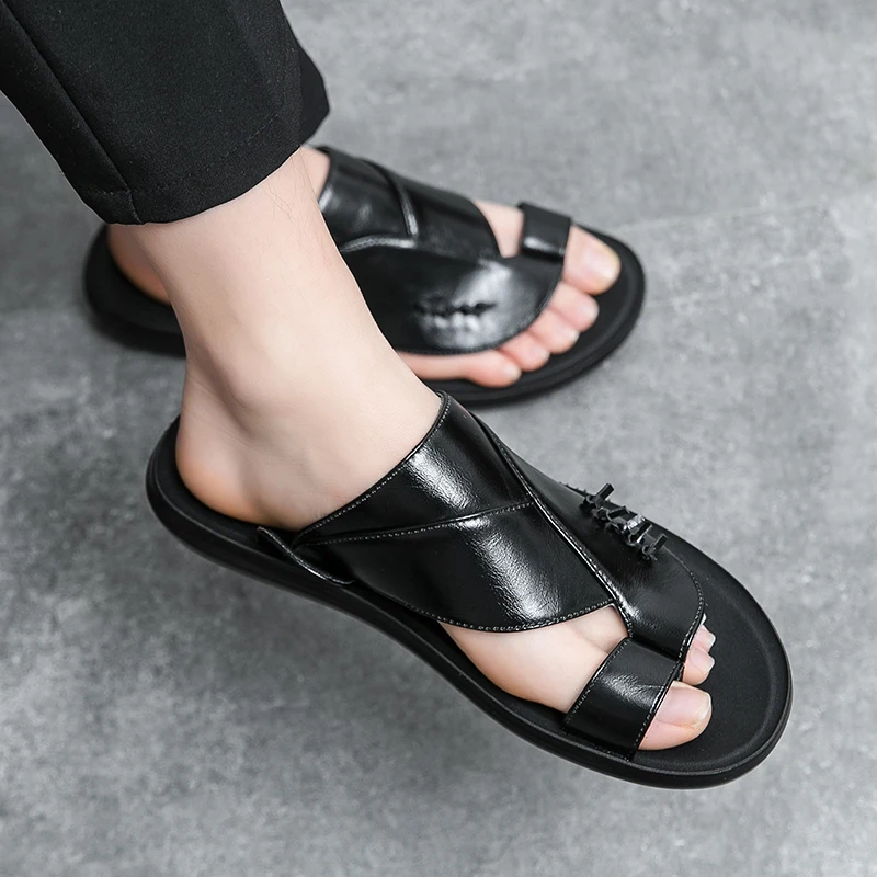 

Summer new sandals a word drag non-slip breathable casual daily comfortable sandals drags