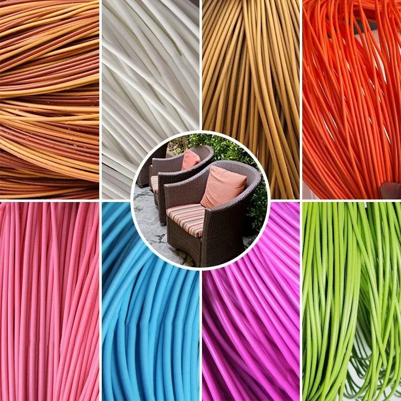 PATIKIL Wicker Repair Kit, Round Synthetic Rattan Material Plastic