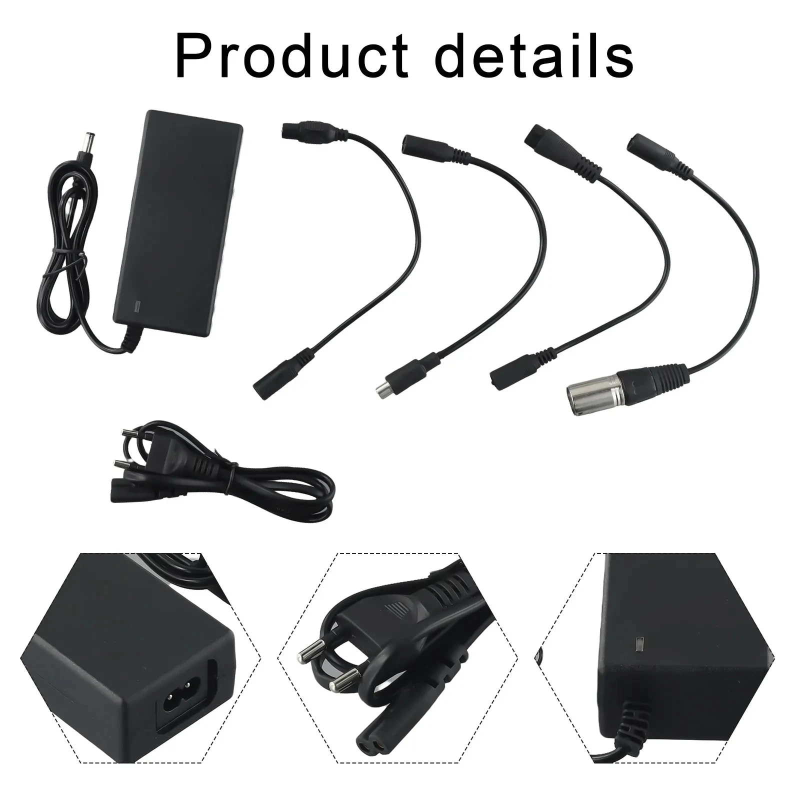 Electric Scooter Charger AC 100V-240V 24V-36V Lithium Battery US/EU Plug DC 42V 2A