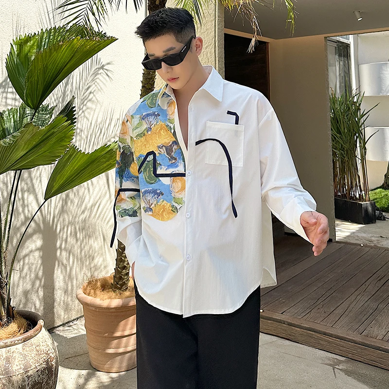Generic Men's Casual Fashion Solid Color Loose Trend Pocket