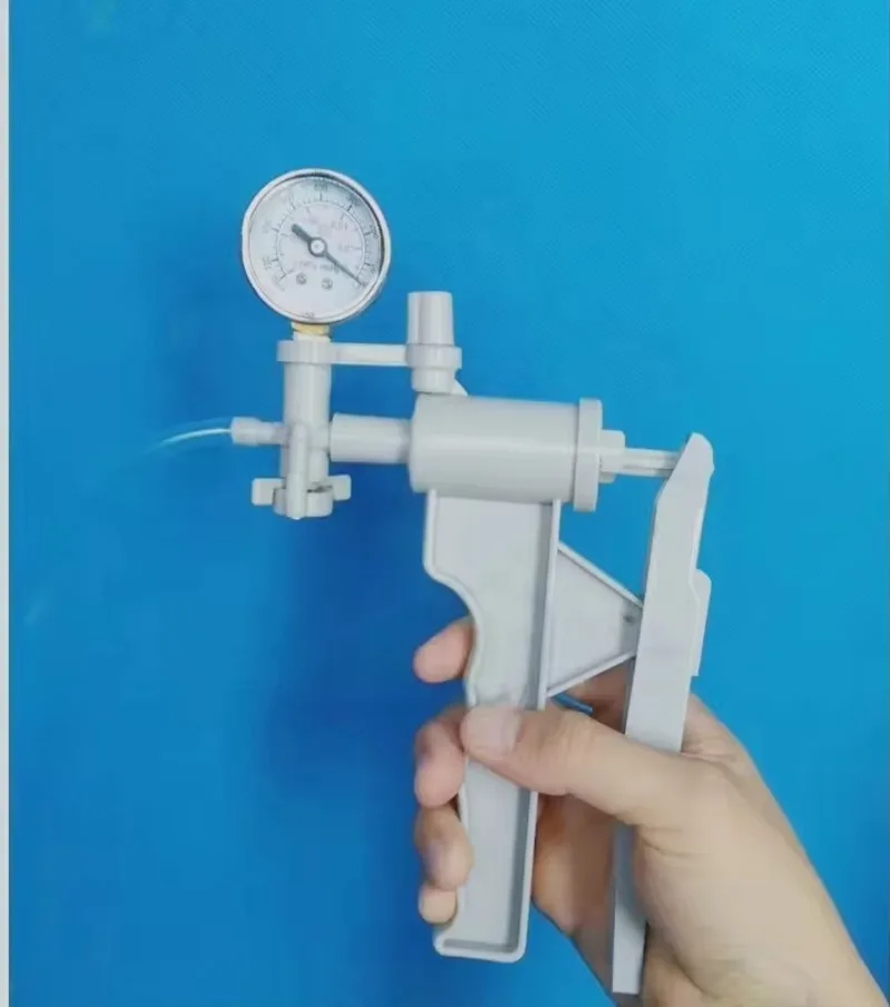HgLab 핸드헬드 진공 펌프, 핸들 진공 압력 흡입 펌프, 최대 550mm
