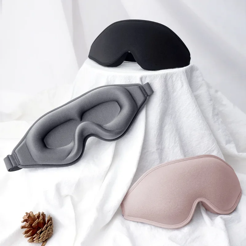 3D Sleeping Mask Memory Foam Block Out Light Eye Shade Blindfold for Sleep Aid Face Eyepatch eye mask eye patch
