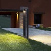 Outdoor Landscape Path Lights LED 7W Black IP54 Waterproof Lawn Post Lights Fixture for Lawn Patio Courtyard Driveway Decoration 5