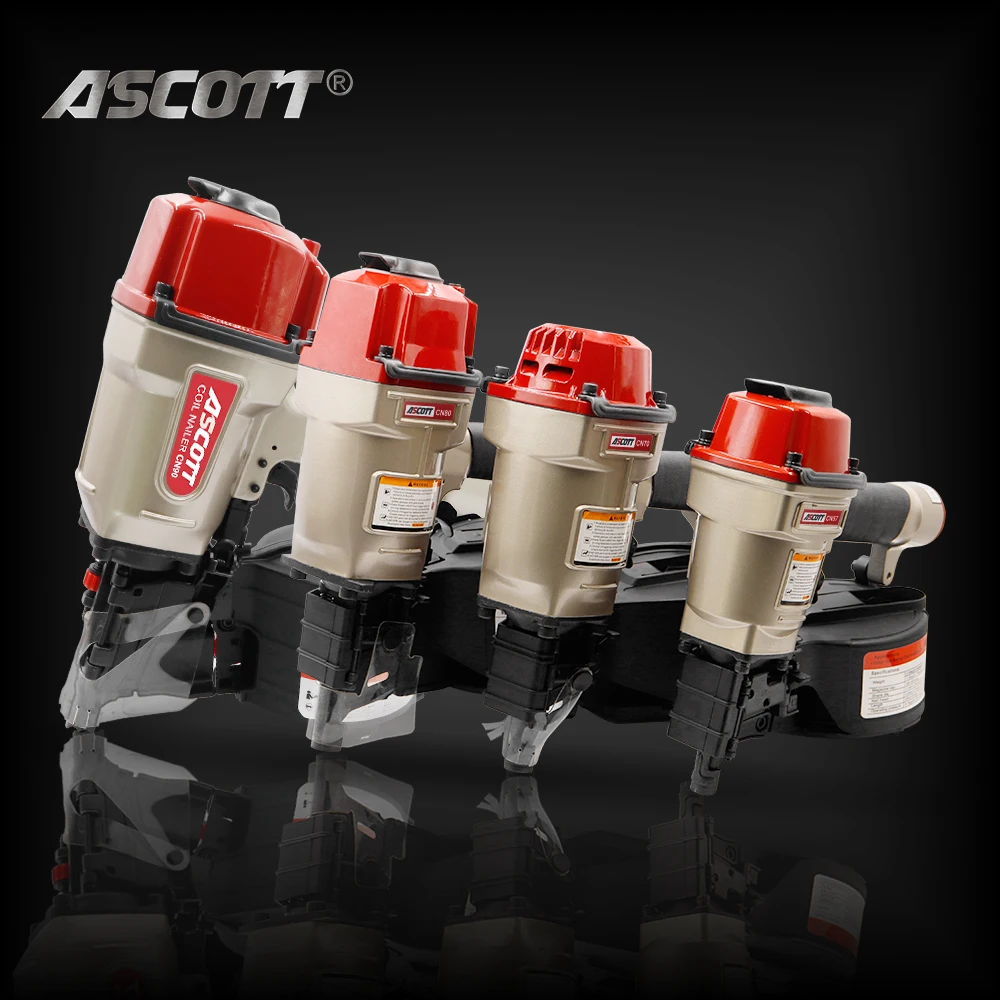 Ascott CN57 Pallet Coil Nailer CN70 Industrial Nailer Gun 80mm for