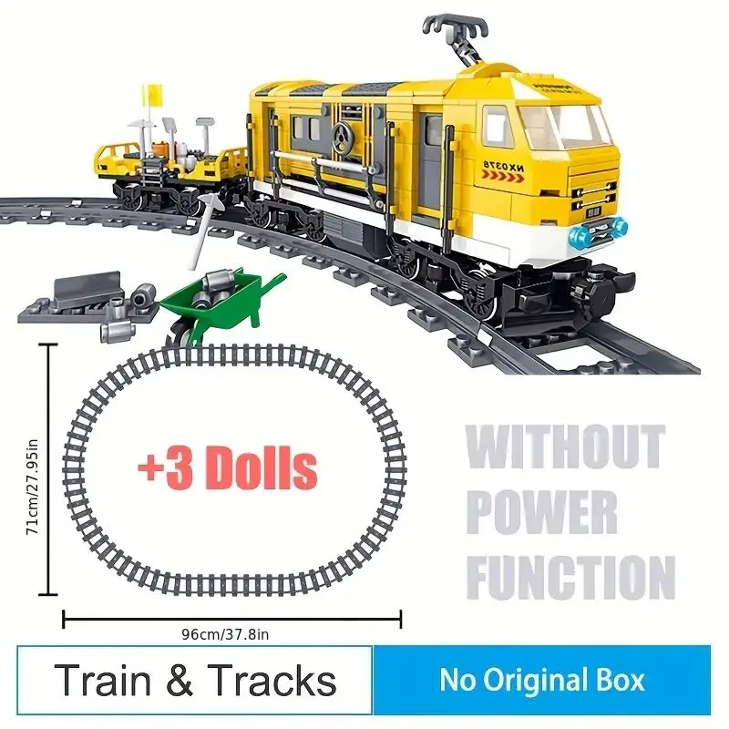 

Наборы технического электрического поезда, городской грузовой паровой Железнодорожный инженерный трек, Радиоуправляемый автомобиль, строительные блоки, игрушки для детей, подарки для мальчиков