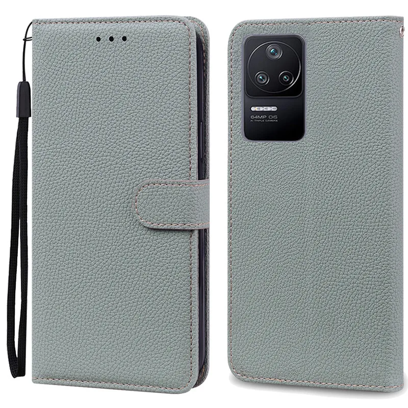 Leather Wallet Flip Case for Poco F4 – Stylish Protective Phone Cover