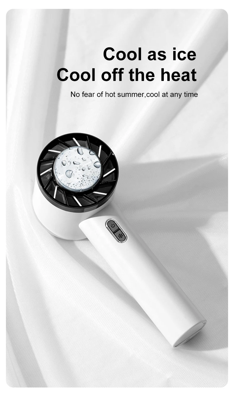 Mini portátil Handheld Air Cooler, Ventilador de