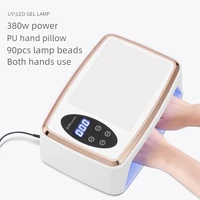 Professional Hand Pillow Large Space Nail Dryer 90 Led Nail Dryer UV Lamp for Curing All Gel Nail Polish Motion Sensing Manicure 2