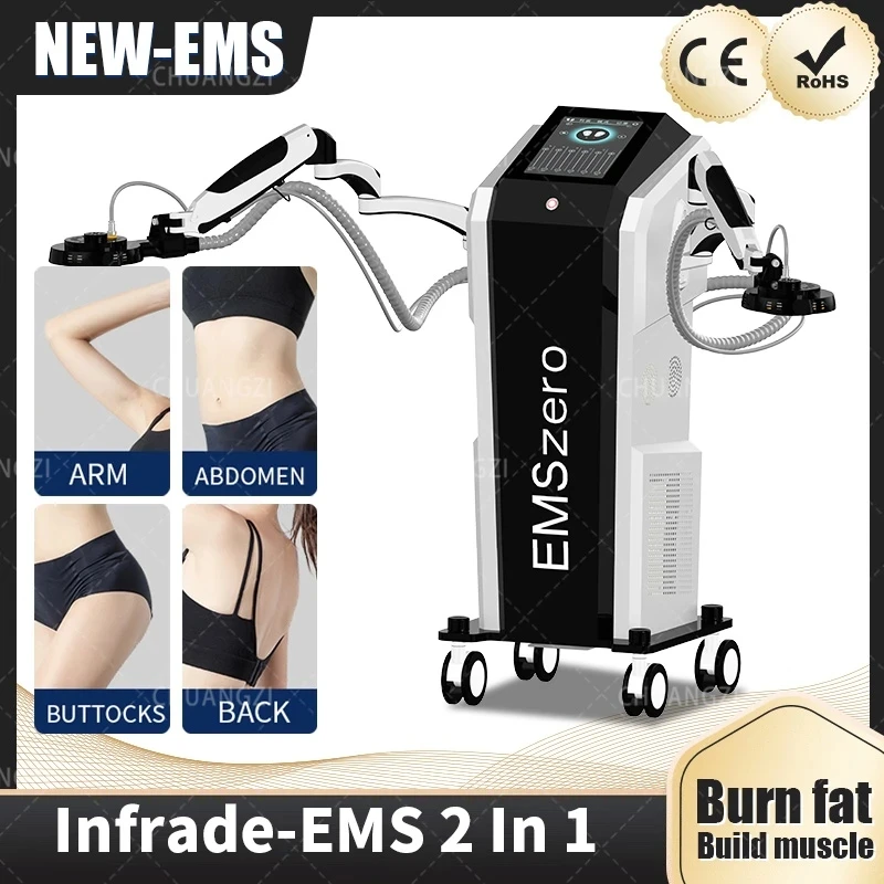 

2024 New launch 2-in-1 infrared EMSzero slimming+infrared non-exercise to keep slim and burn fat to establish muscle CE certific