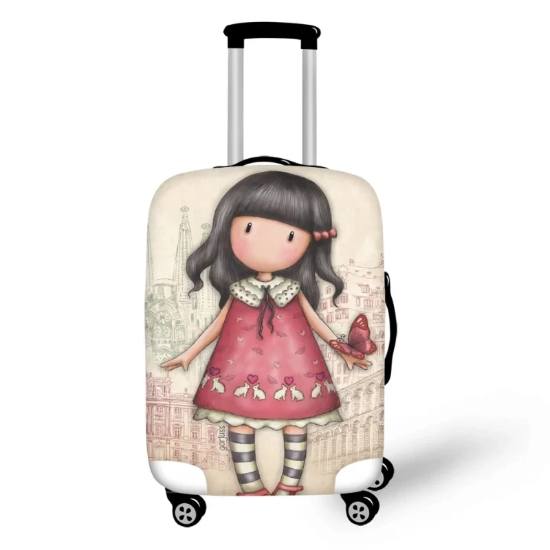SantoroGorjussCuteGirlPrintElasticSuitcaseProtectiveCase