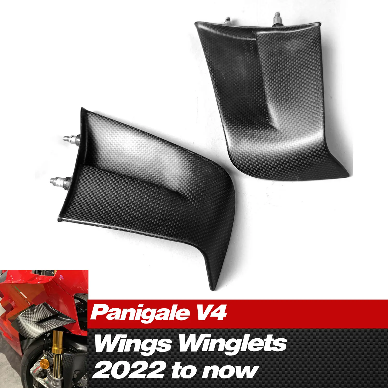 

Gokom Carbon Fiber WINGS Winglets FOR DUCATI PANIGALE V4 2022 /2023 2024