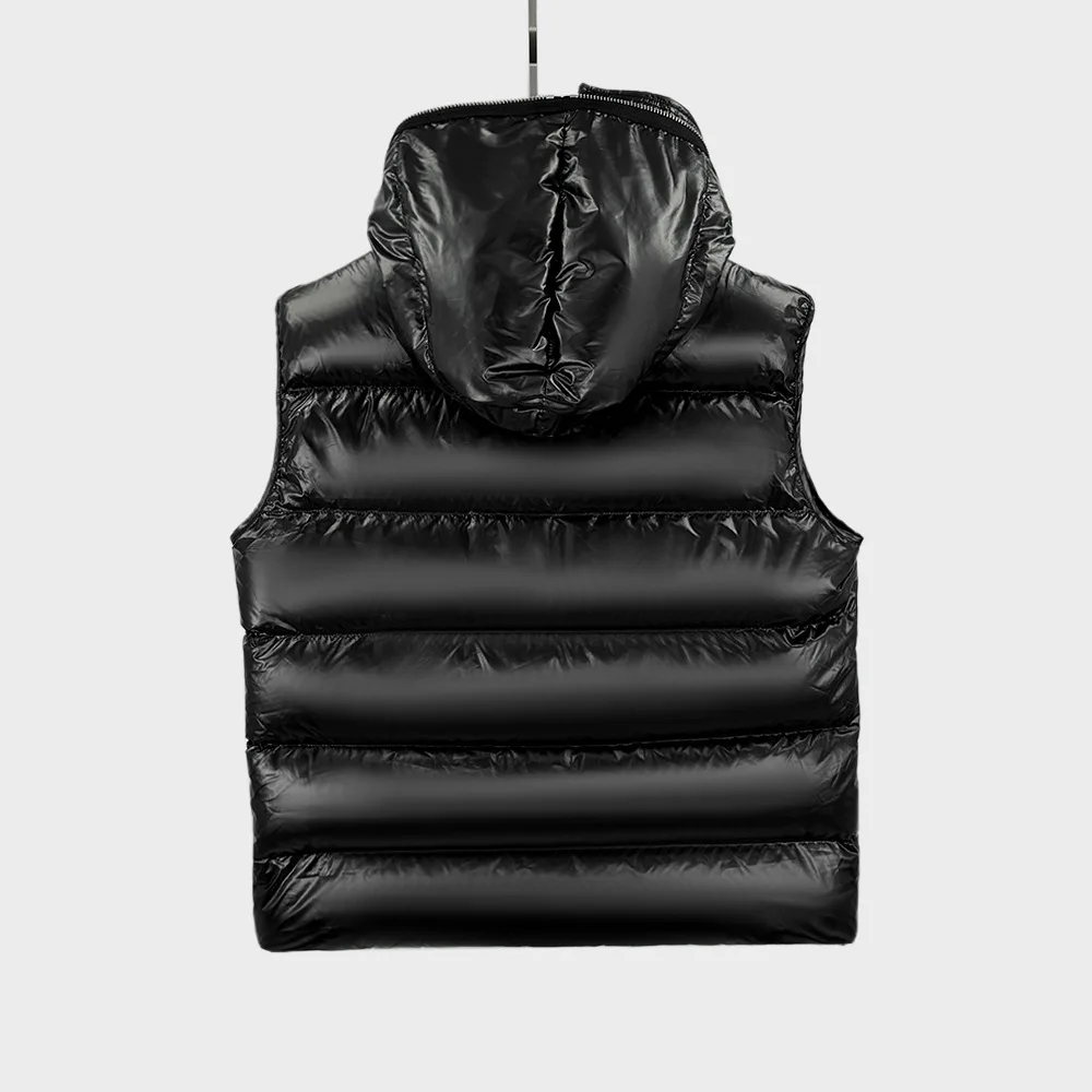 High Street Duck Down Vest Detail 5