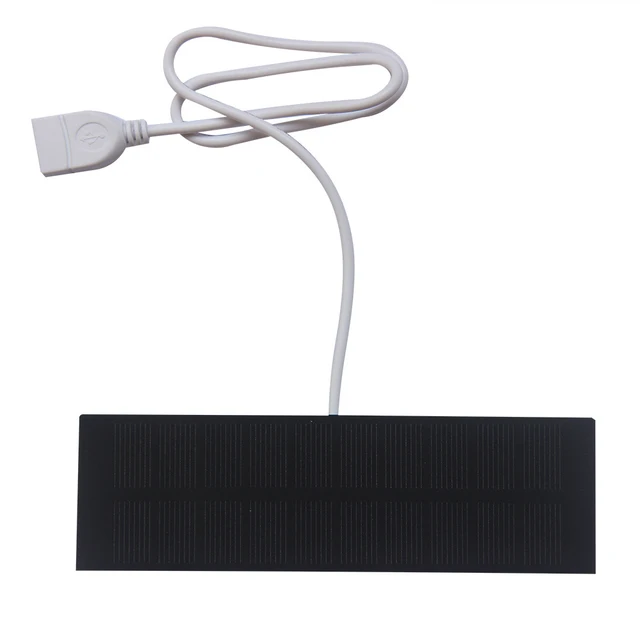 Mini Solar Panel Portable Battery Mobile Phone Charging Bank USB Solar Panel Charger for Power Bank Phone Outdoor Camping Home 5