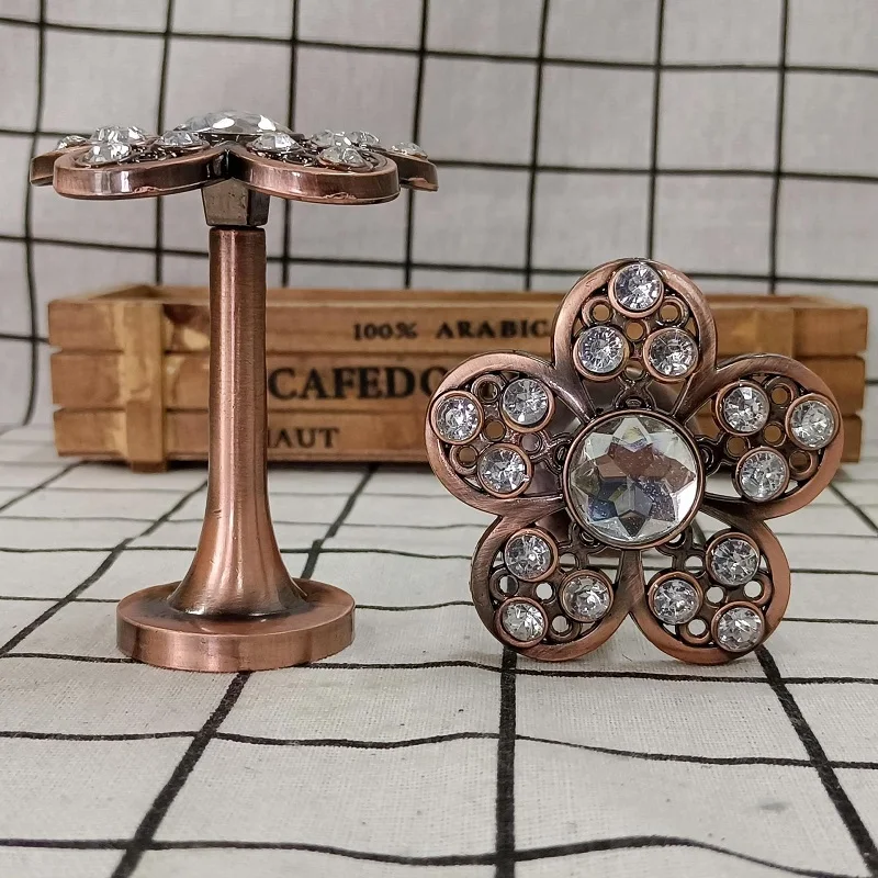 2PCsPlumZincAlloyCrystalCurtainHooksWindowWallHangingHookfor