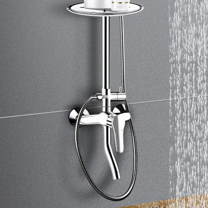 Shower Head Diverter Valve Diverter Valve Faucet Valve Brass Metal 3 Way Shower Head Diverter Valve G1/2 Three Function Switch Adapter Connector Head faucet Bathroom Accessories