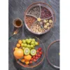 Simplicity Transparent Portable Fruit Plate Outdoor Handle Ice Bucket Creative Living Room Home Compartment Snack Fruit Plate 4