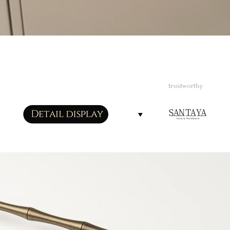 wardrobe brass handle bamboo style cabinet pull