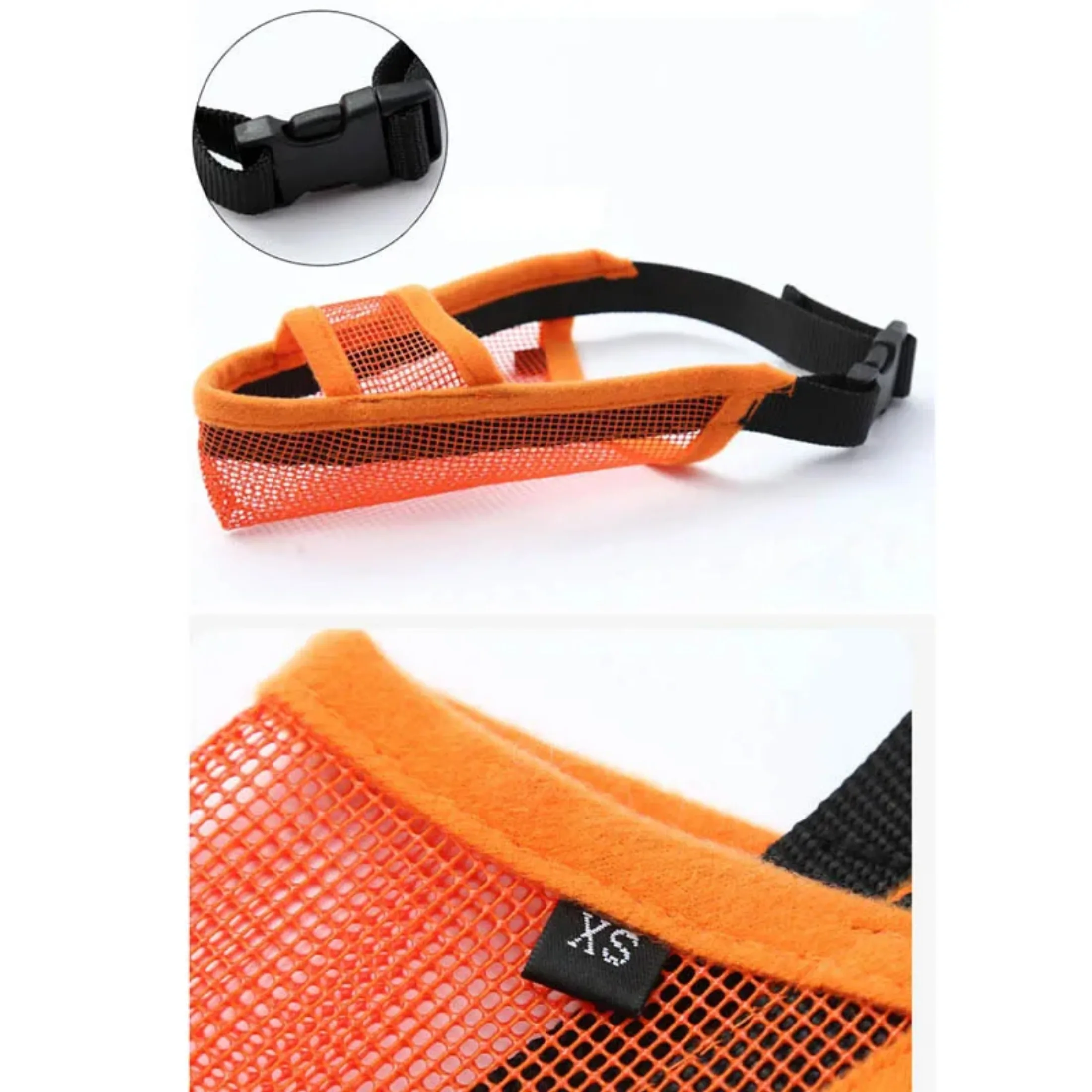XXS-XL Dog Muzzle Anti Bark Dog Mouth Mask Adjustable Pet Muzzle For Small Large Breathable Mesh Pet Mouth Supplies dog muzzle