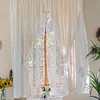 OQ5M Wholesale Double Layer French Vintage Curtains American Rustic White Lace Gauze Curtains Princess Wind Balcony Floating 5