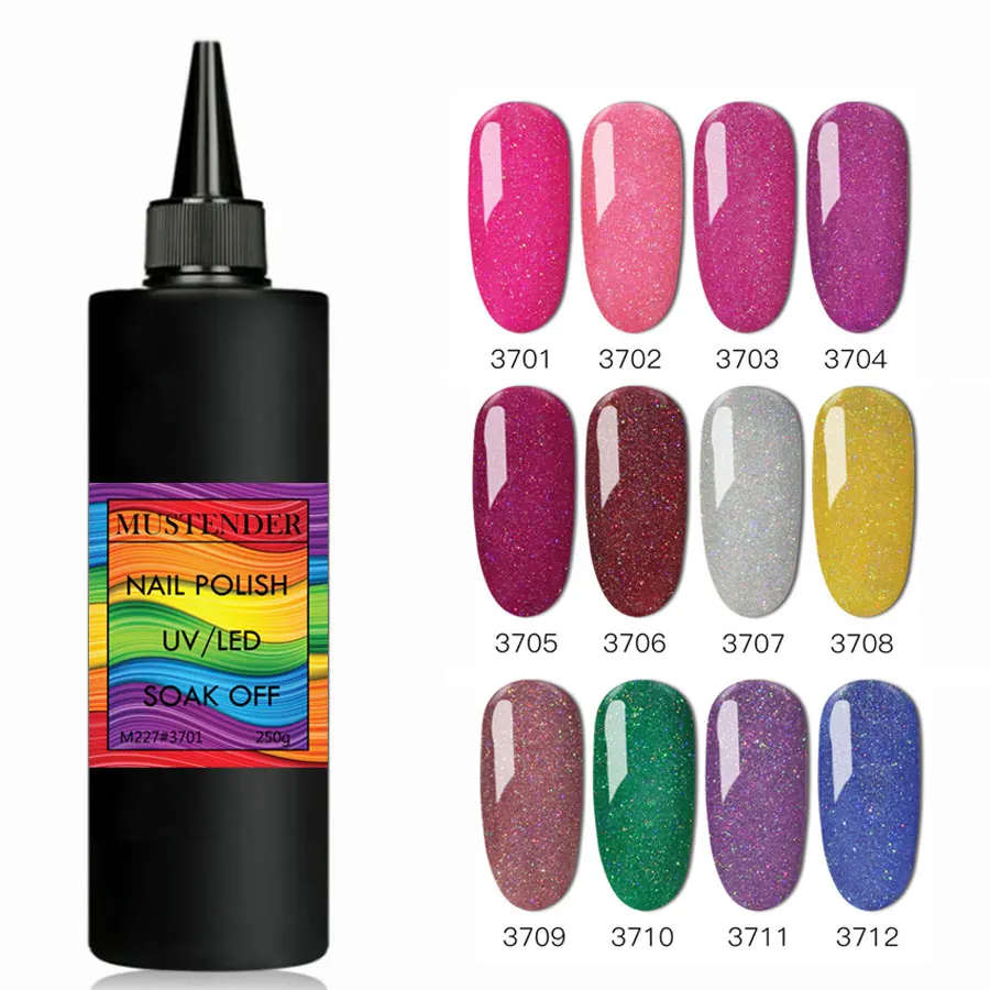 Produktbild von Uv Led Gel Extrem Glitter Effekt White Glitzer Weiß