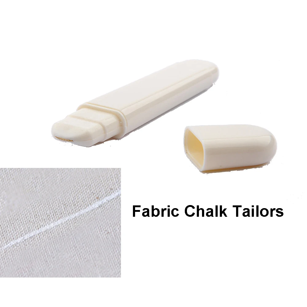 Fabric Chalk Tailors Patchwork Sewing Markers Clothing Pattern Erasable  Dressmaker DIY Tool Needlework White Line Plastic Cover - AliExpress