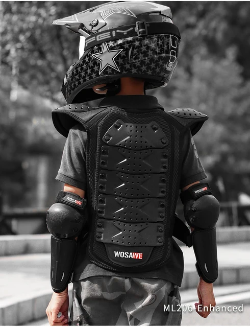 Universal Model 4-15years Children Baby Motocross MX Vest armor Kids  Cycling MTB Skating Body Armor Downhill Knee Elbow pad - AliExpress