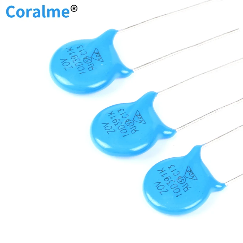 Sourcing Map 10Pcs Résistance Dépend Tension AC 350V 14D561K