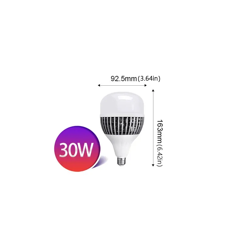 LED E27 Hochleistungsbirne Licht 150 W 100 W 80 W 50 W 30 W AC220V 230 240 V Strahler Lampada LED Bombillas Lampe