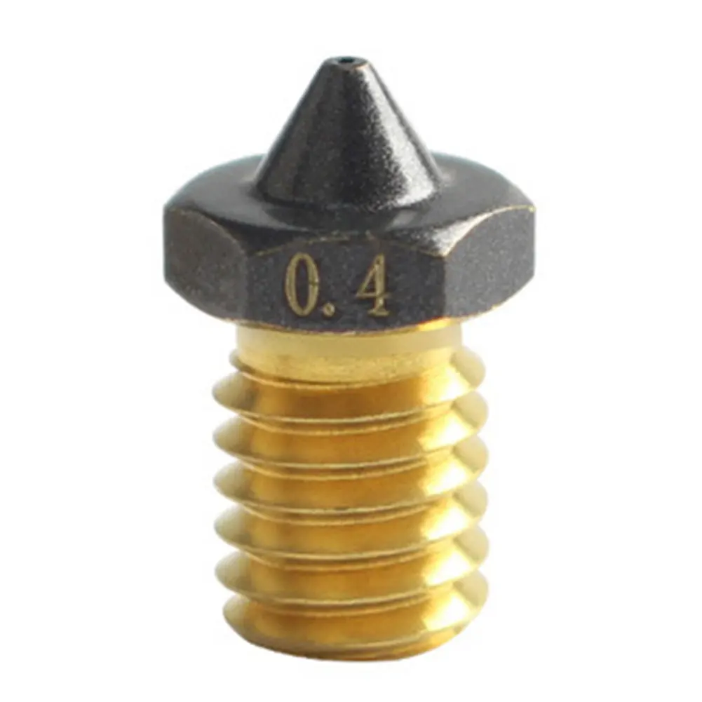 고유량 포인트 깍지 E3D V6 압출기 프린트 헤드 깍지, VORON MK3S 용 논스틱 필라멘트, 0.2mm, 0.3mm, 0.4mm, 0.5mm, 0.6mm, 0.8mm