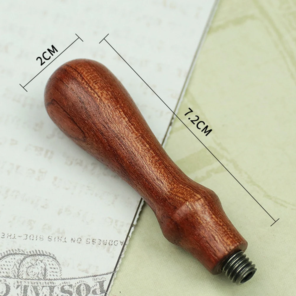 

1 Pcs Retro Bee Pattern Wax Seal Stamp Rosewood Handle Detachable Wedding Invitation Decoration Letter Envelope Craft Tool