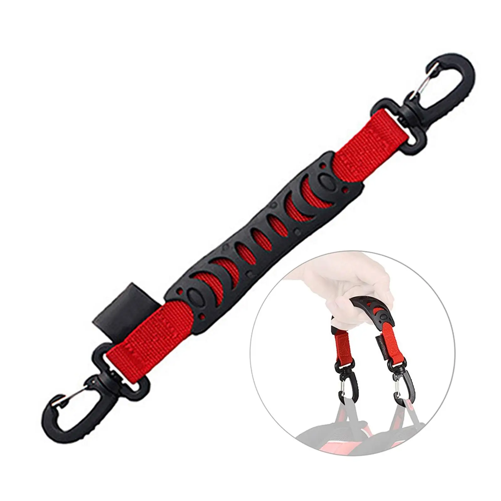 1 Pc Roller Skate Strap Ski Boot Carrier Belt Skating Shoes Hanging Handle Buckle Adult Kids Durable High Strength Skates Hook skating shoes straps