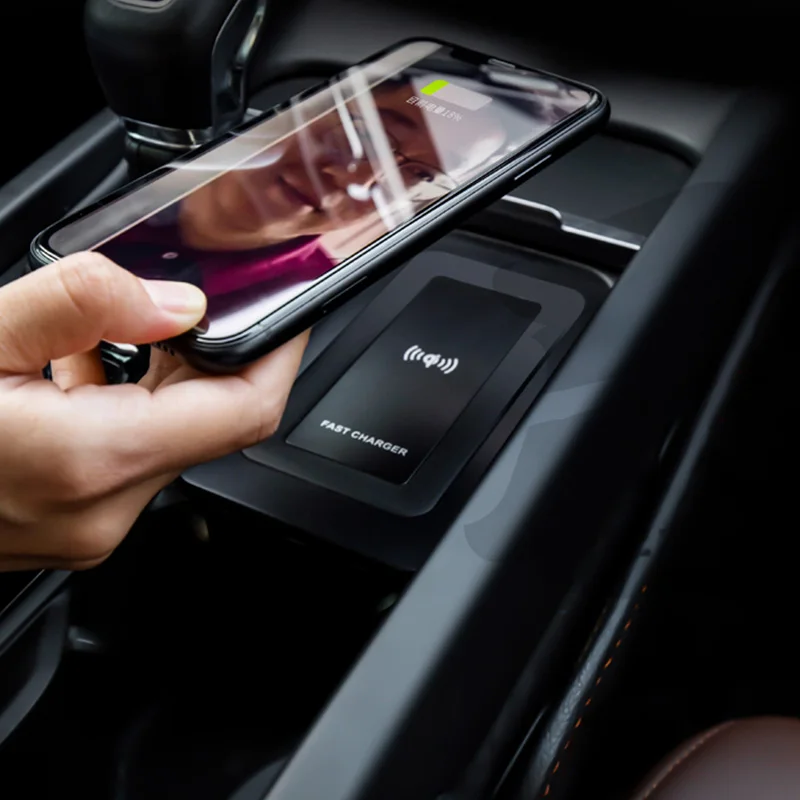 볼보 XC90 S90 V90 XC60 S60 V60 용 차량용 무선 충전기 전화 충전기 충전 패드 플레이트 충전 홀더