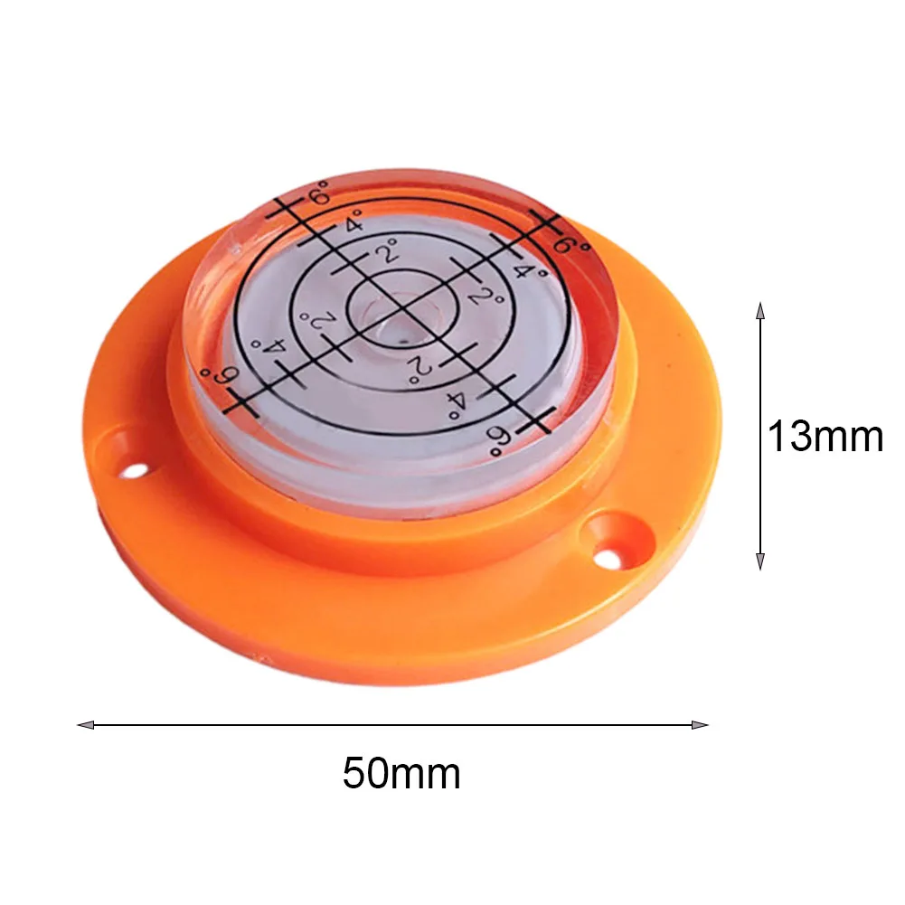 원형 측정 버블 레벨 정확도 30 높이 13mm 가정용 전문가용 50*32*13mm 조정용 홈 데코