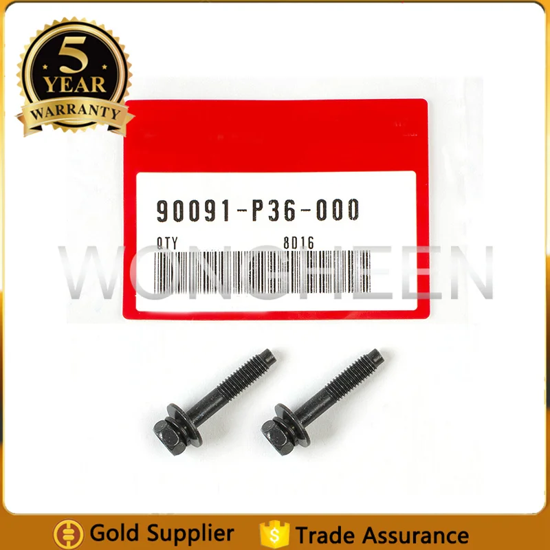 2PCS 90091P36000 Engine Air Filter Box Cover Screw 5x28 Lid Bolt For