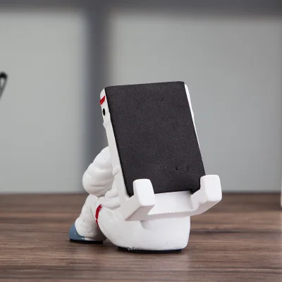 Astronaut Mobile Phone Stand Student Desktop Holder Spaceman Cell Phone Holder Desk Decoration phone stand