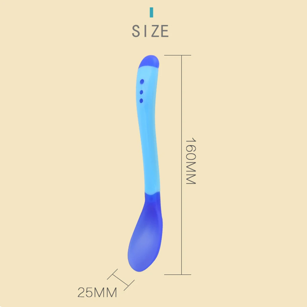 3 PCS Baby Learnning Dishes With Suction Cup Assist food Bowl Temperature Sensing Spoon Drop Baby Spoon Bowl Set Tableware