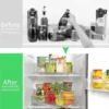 Turntable Organizer Tray for Refrigerator 360 Rotatable Rectangle Storage Rack Saving Space Turntable Rack for Kitchen Cabinet 3