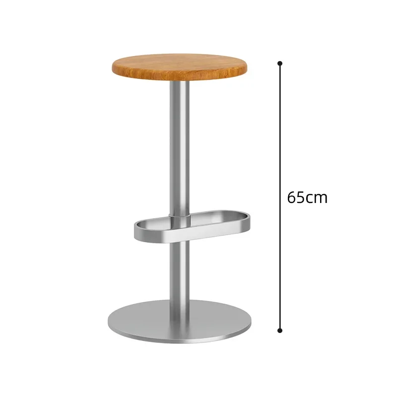Minimalist Modern Designer Bar Chair Nordic Makeup Aesthetic Elegant Counter Barstools Restaurant Chaise Garden Furniture