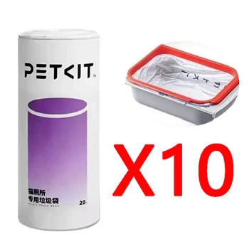 PETKIT Sacchetti per rifiuti per lettiera per gatti Sacchetto per immondizia per animali domestici Sacchetto per raccolta fecale Sacchetti per lettiera portatili usa e getta ecologici