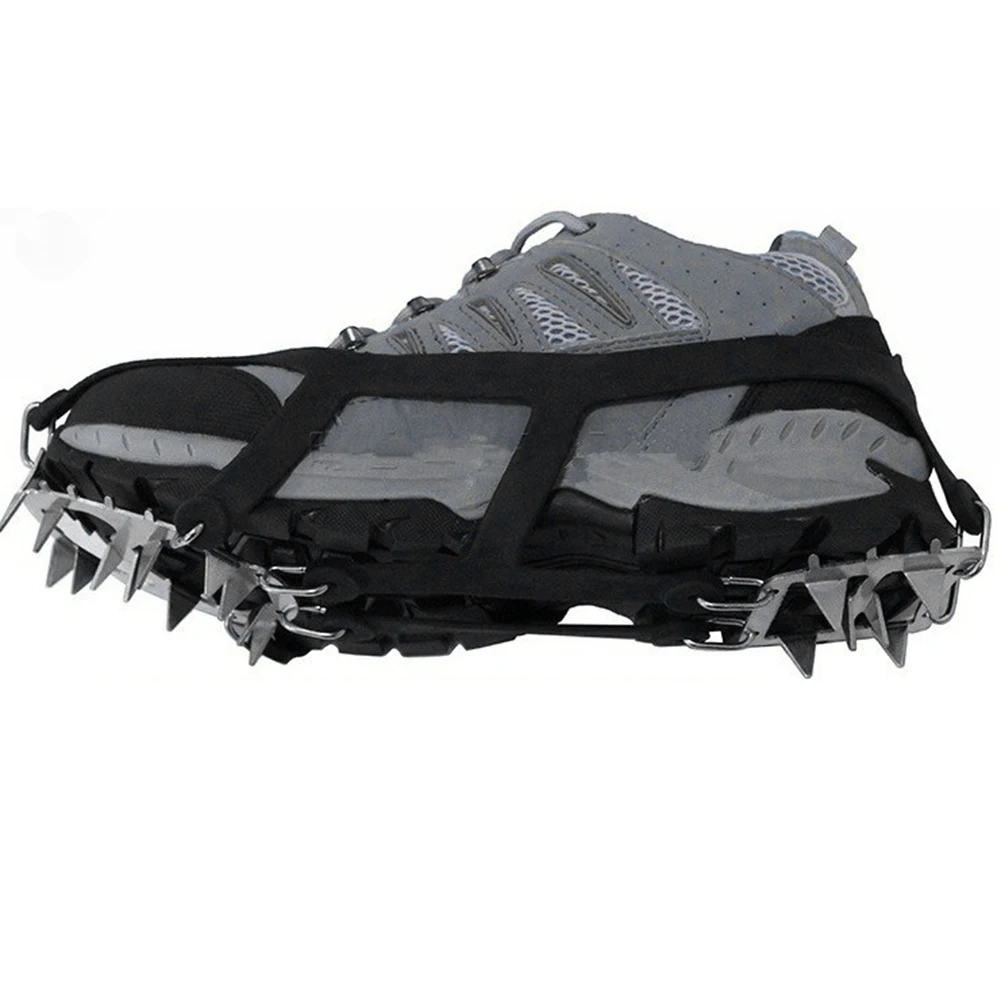 18 Tooth Ice Snow Crampons Anti-Slip Shoe Covers Spike Cleats