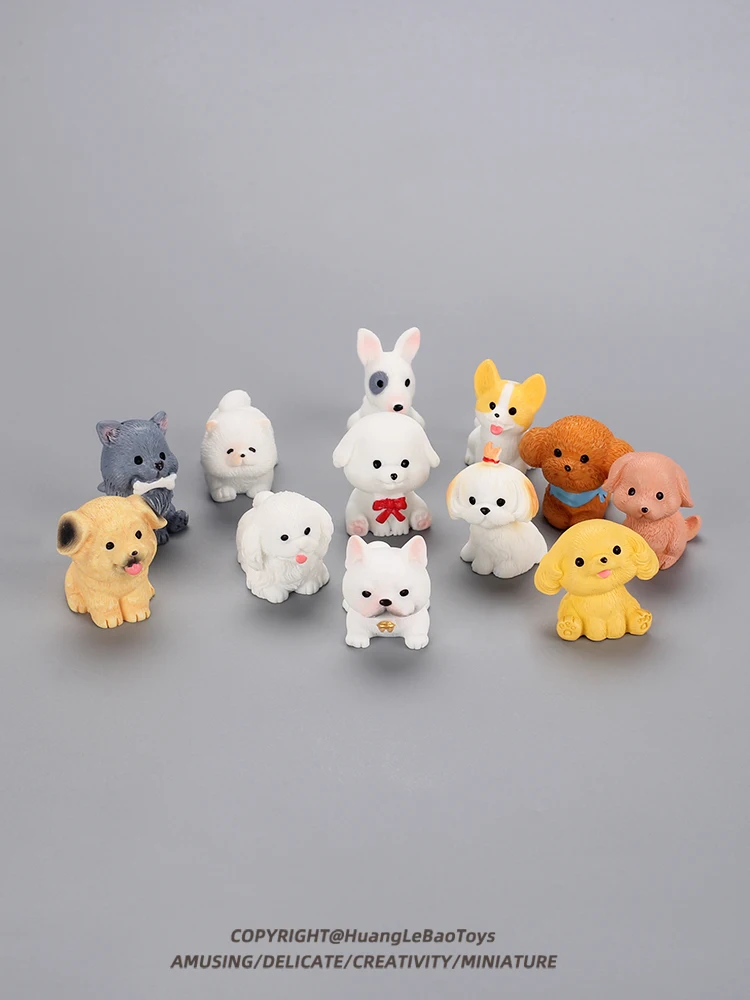 

Mini simulation cute miniature cartoon pet ornament desktop