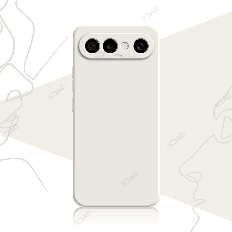 Luxury Dual Liner Protective Shockproof Phone Case - Square Liquid Silicone Cover