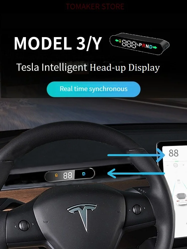 2019~2023 Tesla HUD Head-up Display For Model 3 HUD Model Y HUD Electronics  Speedometer Car GPS Model 3 Model Y Car Accessories - AliExpress