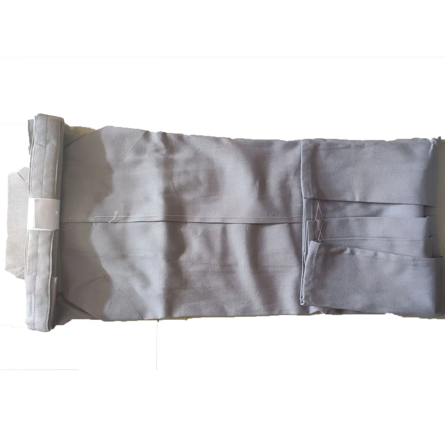 Unisex Canvas Cotton Kendo Pants Hakama Keiko Gi Iaido Aikido Gray